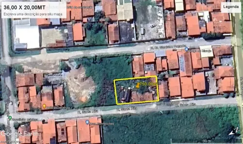 Lote/Terreno à venda, 720m² no Grilo, Caucaia
