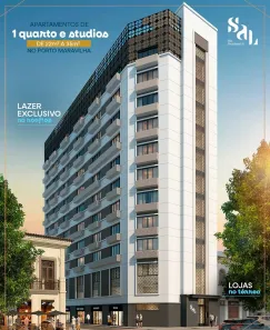Apartamento com 1 Quarto à venda, 33m² no Saúde, Rio de Janeiro