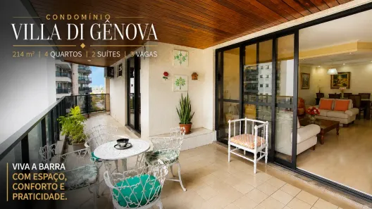 Apartamento com 4 Quartos à venda, 214m² no Barra da Tijuca, Rio de Janeiro