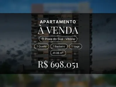 Apartamento com 1 Quarto à venda, 41m² no Praia do Suá, Vitória