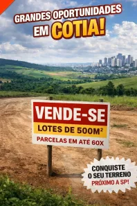 Lote/Terreno à venda, 500m² no Jardim Santa Izabel, Cotia