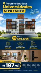 Apartamento com 1 Quarto à venda, 20m² no Jardim São Paulo, João Pessoa