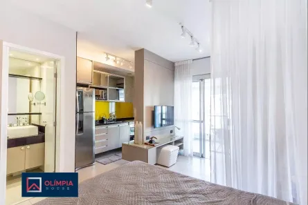 Apartamento com 1 Quarto para alugar, 37m² no Indianópolis, São Paulo