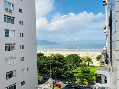 Apartamento com 2 Quartos para alugar, 60m² no Gonzaga, Santos