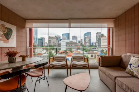 Apartamento com 1 Quarto para alugar, 43m² no Vila Nova Conceição, São Paulo