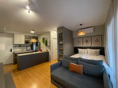Apartamento com 1 Quarto para alugar, 42m² no Campo Belo, São Paulo