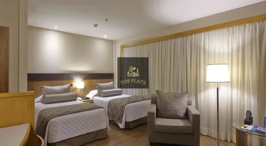 Flat com 1 Quarto para alugar, 30m² no Itaim Bibi, São Paulo
