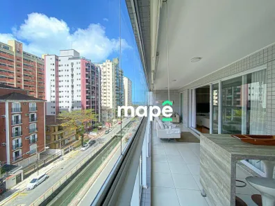 Apartamento com 3 Quartos para alugar, 160m² no Embaré, Santos