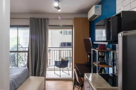 Kitnet com 1 Quarto à venda, 25m² no Indianópolis, São Paulo