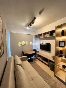 Flat com 1 Quarto para alugar, 34m² no Santo Amaro, São Paulo