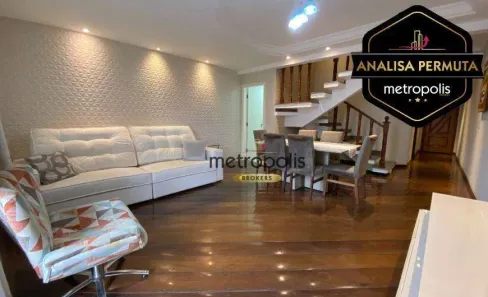Apartamento com 3 Quartos à venda, 180m² no Santa Maria, Santo André