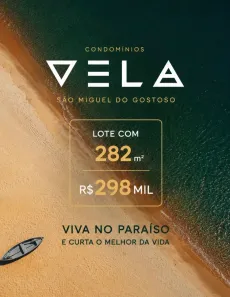 Lote/Terreno à venda, 282m² no , São Miguel do Gostoso