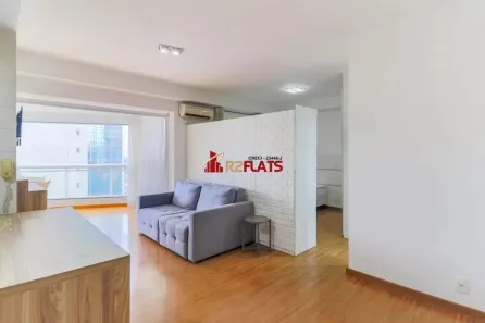 Flat com 1 Quarto à venda, 50m² no Cidade Monções, São Paulo