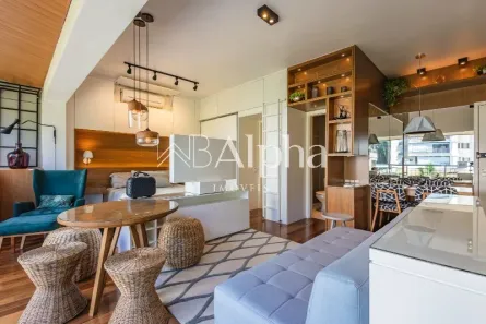 Flat com 1 Quarto à venda, 50m² no Tamboré, Santana de Parnaíba