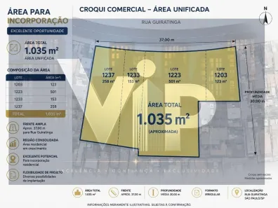 Lote/Terreno à venda, 1035m² no Chácara Inglesa, São Paulo
