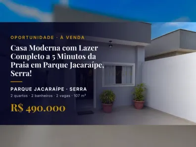 Casa com 2 Quartos à venda, 107m² no Parque Jacaraípe, Serra