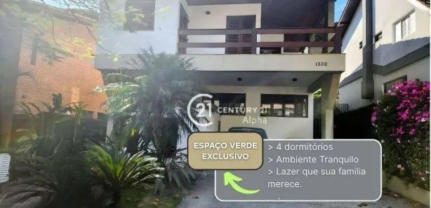 Casa de Condomínio com 4 Quartos à venda, 285m² no Alphaville, Santana de Parnaíba