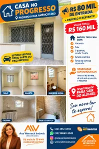 Casa com 3 Quartos à venda, 80m² no Progresso, Juiz de Fora
