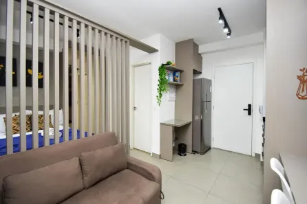 Apartamento com 1 Quarto para alugar, 24m² no Pinheiros, São Paulo