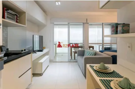Apartamento com 1 Quarto para alugar, 35m² no Brooklin Paulista, São Paulo