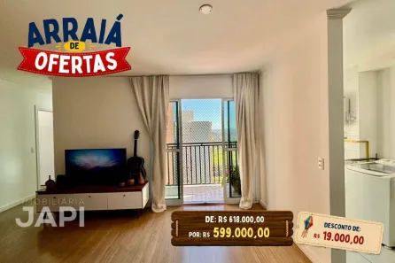 Apartamento com 3 Quartos à venda, 82m² no Jardim Carolina, Jundiaí