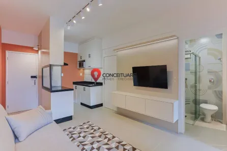 Apartamento com 2 Quartos para alugar, 50m² no Centro, Florianópolis