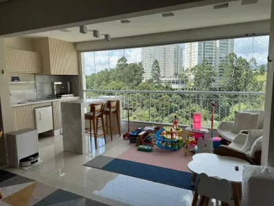 Apartamento com 3 Quartos para alugar, 132m² no Tamboré, Santana de Parnaíba