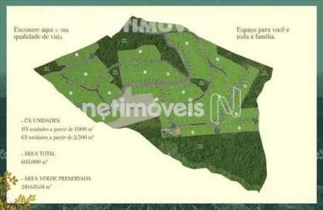 Lote/Terreno à venda, 2500m² no Bosque da Ribeira, Nova Lima