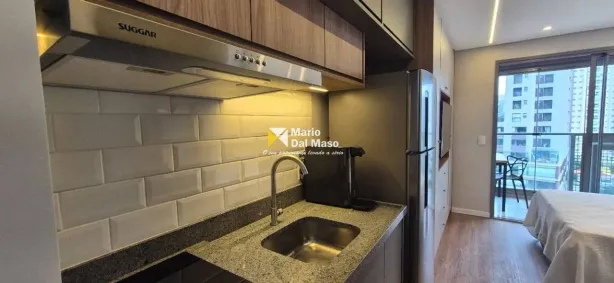 Apartamento com 1 Quarto para alugar, 25m² no Santo Amaro, São Paulo