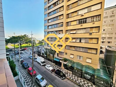 Apartamento com 2 Quartos para alugar, 93m² no Gonzaga, Santos
