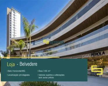 Ponto Comercial para alugar, 157m² no Belvedere, Belo Horizonte