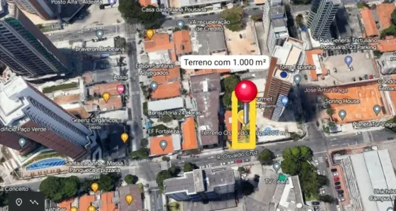 Lote/Terreno à venda, 1000m² no Aldeota, Fortaleza