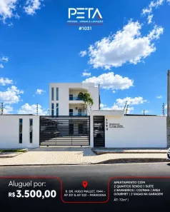 Apartamento com 2 Quartos para alugar, 75m² no Paraviana, Boa Vista