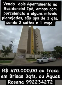 Apartamento com 3 Quartos à venda, 74m² no Nova Porto Velho, Porto Velho