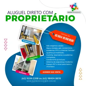 Kitnet com 1 Quarto para alugar, 28m² no Setor Sol Nascente, Goiânia