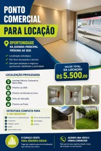 Sala Comercial para alugar, 187m² no Morada do Ouro, Cuiabá