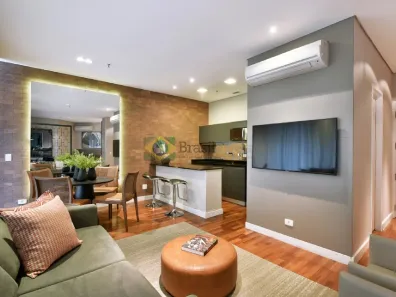 Flat com 1 Quarto para venda ou aluguel, 65m² no Vila Olímpia, São Paulo
