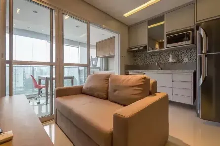 Apartamento com 1 Quarto à venda, 38m² no Cidade Monções, São Paulo