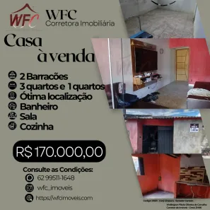 Casa com 4 Quartos à venda, 300m² no Conjunto Uirapuru, Senador Canedo