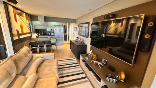 Apartamento com 3 Quartos à venda, 77m² no Campestre, Santo André