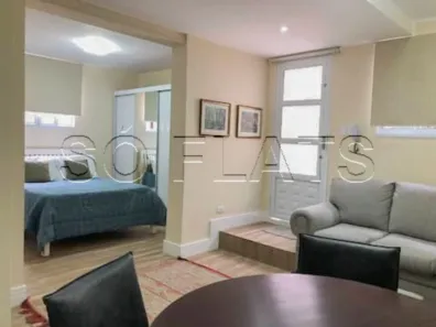 Flat com 1 Quarto para alugar, 40m² no Pinheiros, São Paulo