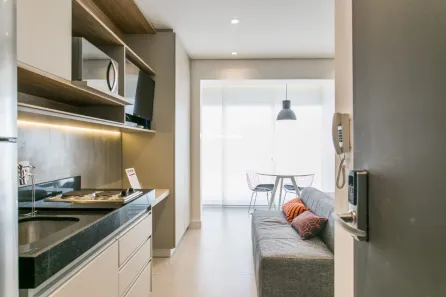 Apartamento com 1 Quarto para alugar, 25m² no Vila Olímpia, São Paulo