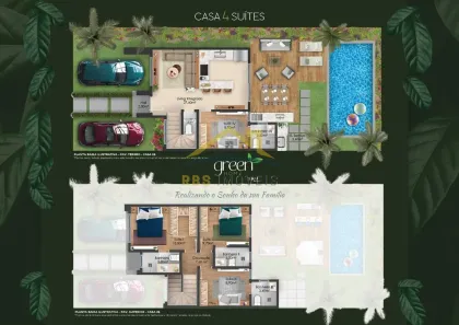 Casa de Condomínio com 3 Quartos à venda, 86m² no Catu de Abrantes (Abrantes), Camaçari