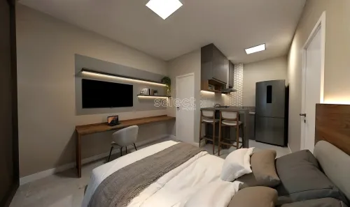 Apartamento com 1 Quarto à venda, 20m² no Mariano Procópio, Juiz de Fora