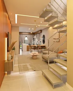 Casa com 2 Quartos para alugar, 116m² no Vargem do Bom Jesus, Florianópolis
