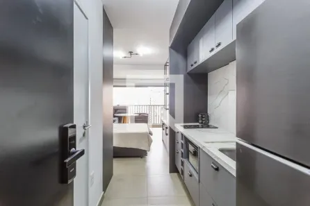 Kitnet com 1 Quarto à venda, 26m² no Indianópolis, São Paulo