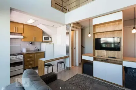 Apartamento com 1 Quarto para alugar, 47m² no Moema, São Paulo