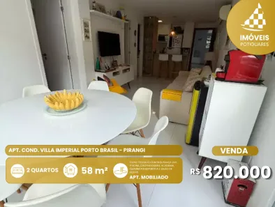 Apartamento com 2 Quartos à venda, 59m² no Pirangi do Norte (Distrito Litoral), Parnamirim