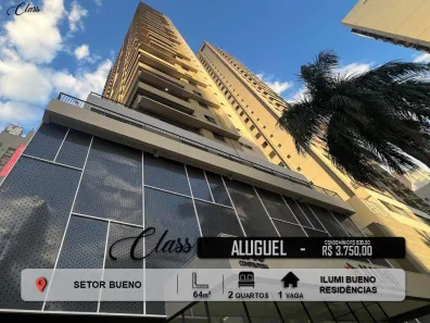 Apartamento com 2 Quartos para alugar, 64m² no Setor Bueno, Goiânia