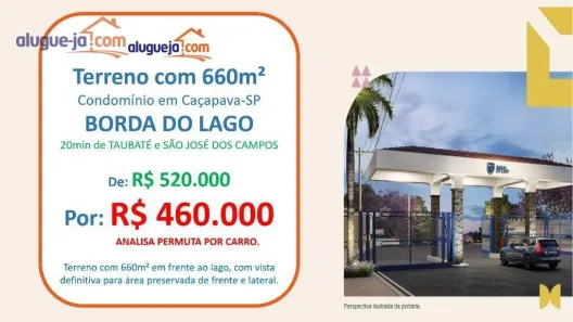 Lote/Terreno à venda, 660m² no Jardim Maria Cândida, Caçapava